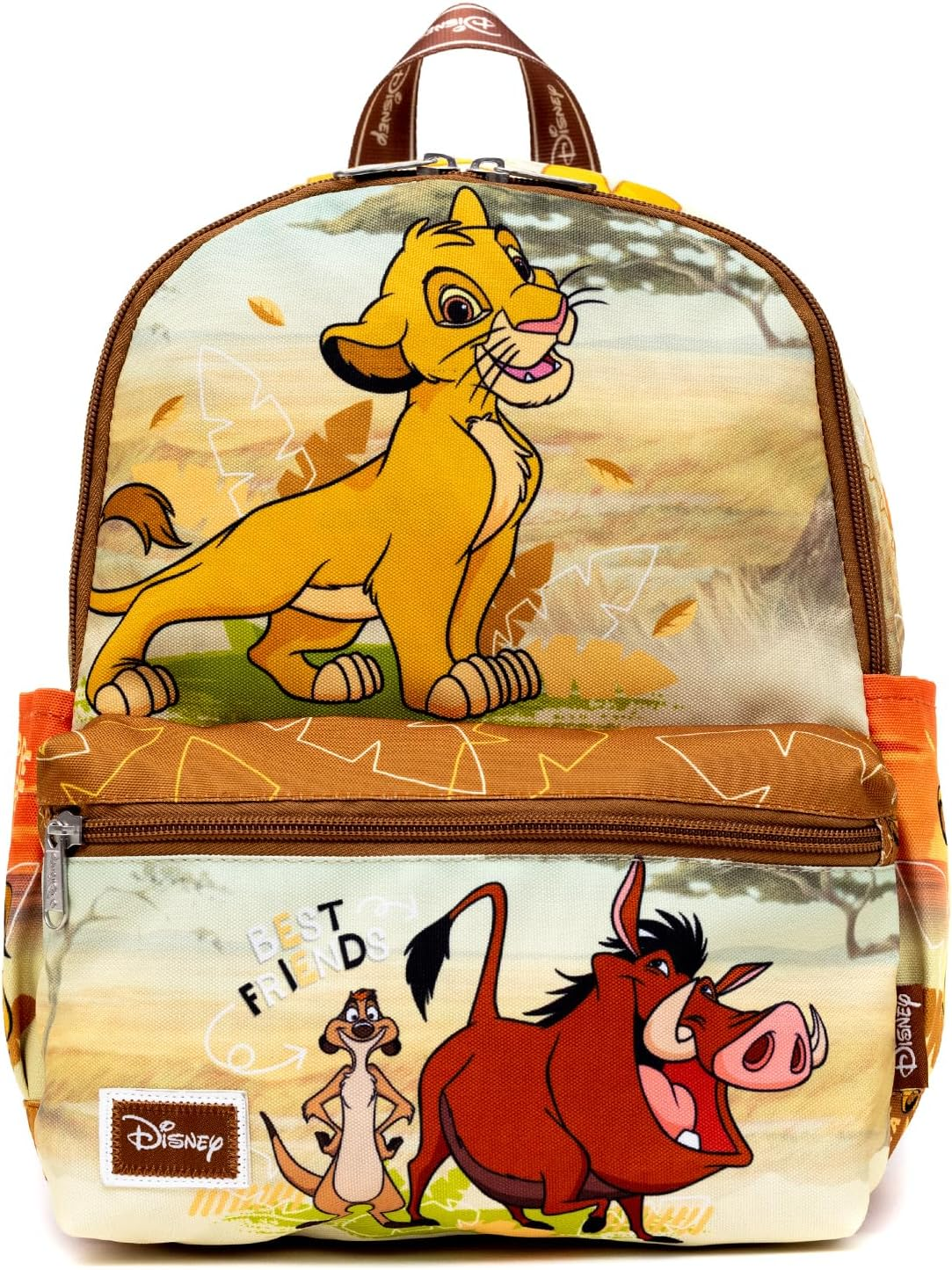 Wondapop Lion King 13" Nylon Backpack, Lion King, 13", Traditional Backpacks image number 1