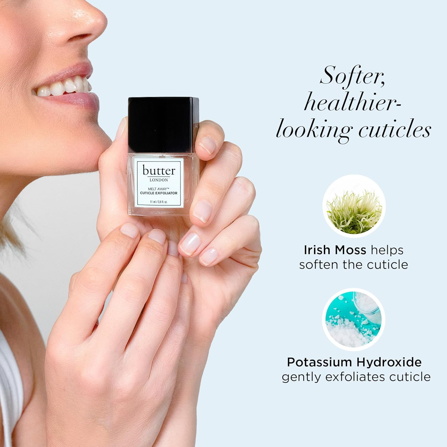 Butter LONDON Melt Away Cuticle Exfoliator by Butter London for Women - 11.3 Gm Nail Treatment image number 5