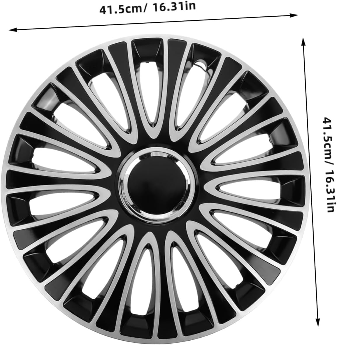 SOLUSTRE 1Pcs Automotive Wheel Hub Cover Replacement Stylish for Car Wheels Design Easy Installation Fit Adds to Vehicle image number 6