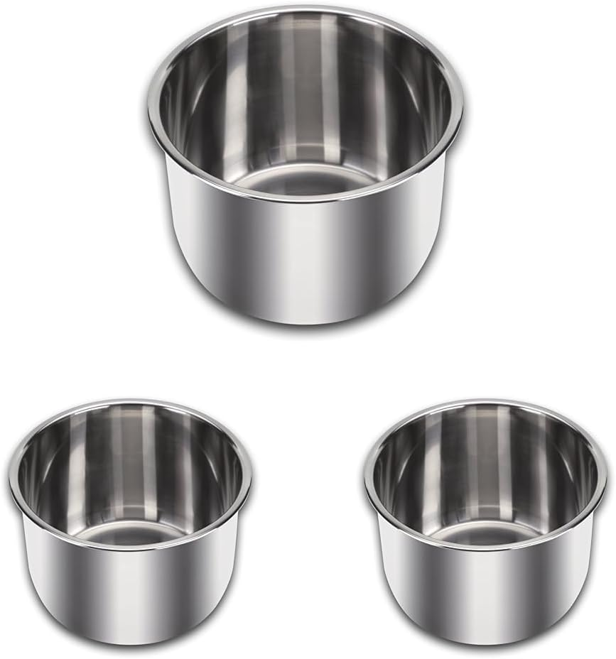 Instant Pot Genuine Stainless Steel Inner Cooking Pot, 5.7 Litre Capacity | Food Grade 304 18/8 Stainless Steel | 3-Ply Bottom for Even Heat Distribution | Polished Surface with Inner Safety Markings image number 4