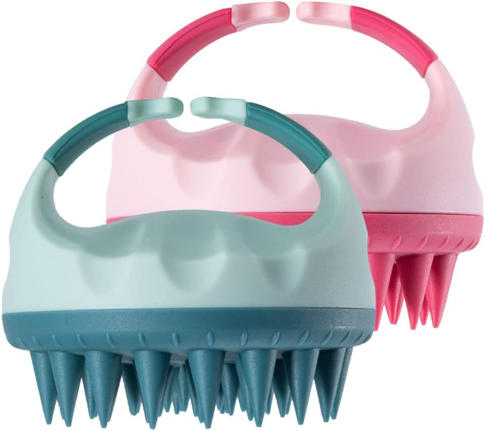 Heatunk Shower Scalp Massager Shampoo Brush: Hair Growth, Dandruff Removal, Stress Relief - Soft Silicone Bristles, Perfect for Thick Curly Hair - Abs+Tpe+Silica Gel Construction image number 1