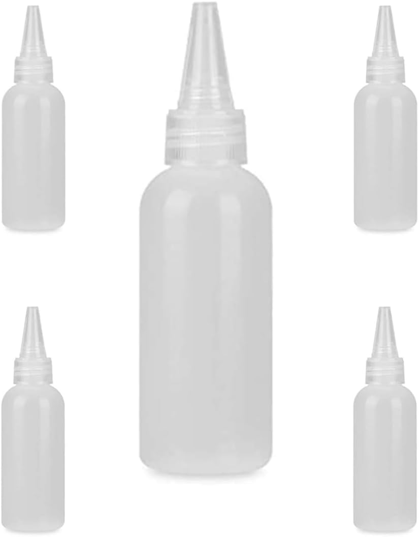 5 Pcs Plastic Squeez Liquid Dropper Fill Bottle,Needle Applicator Tip Bottles,Needle Glue Bottle,Plastic Bottles,Small Empty Squeeze Bottles image number 3