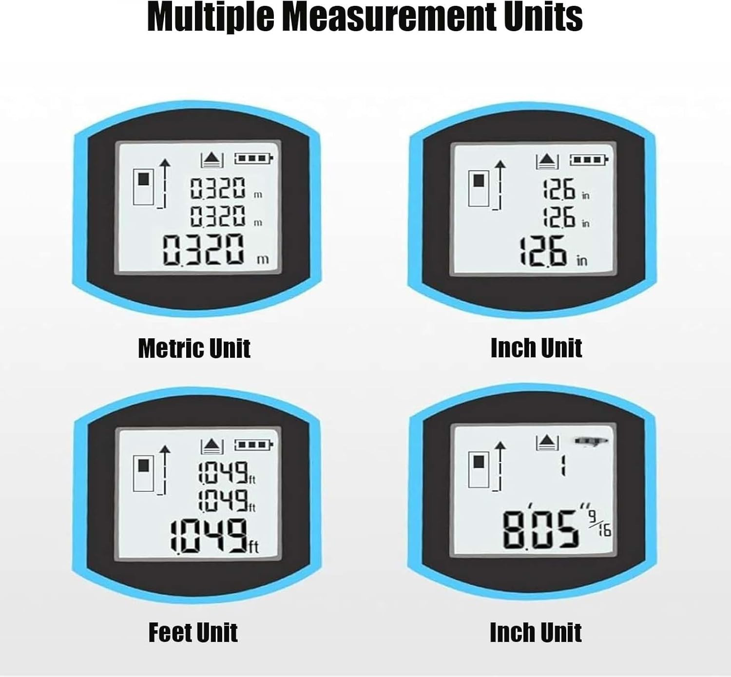 Lizihaowu 2025 the Almighty Ruler 3-In-1 Laser Tape Measure with LED Display,60M Digital Rangefinder, Infrared Measuring Tool image number 3