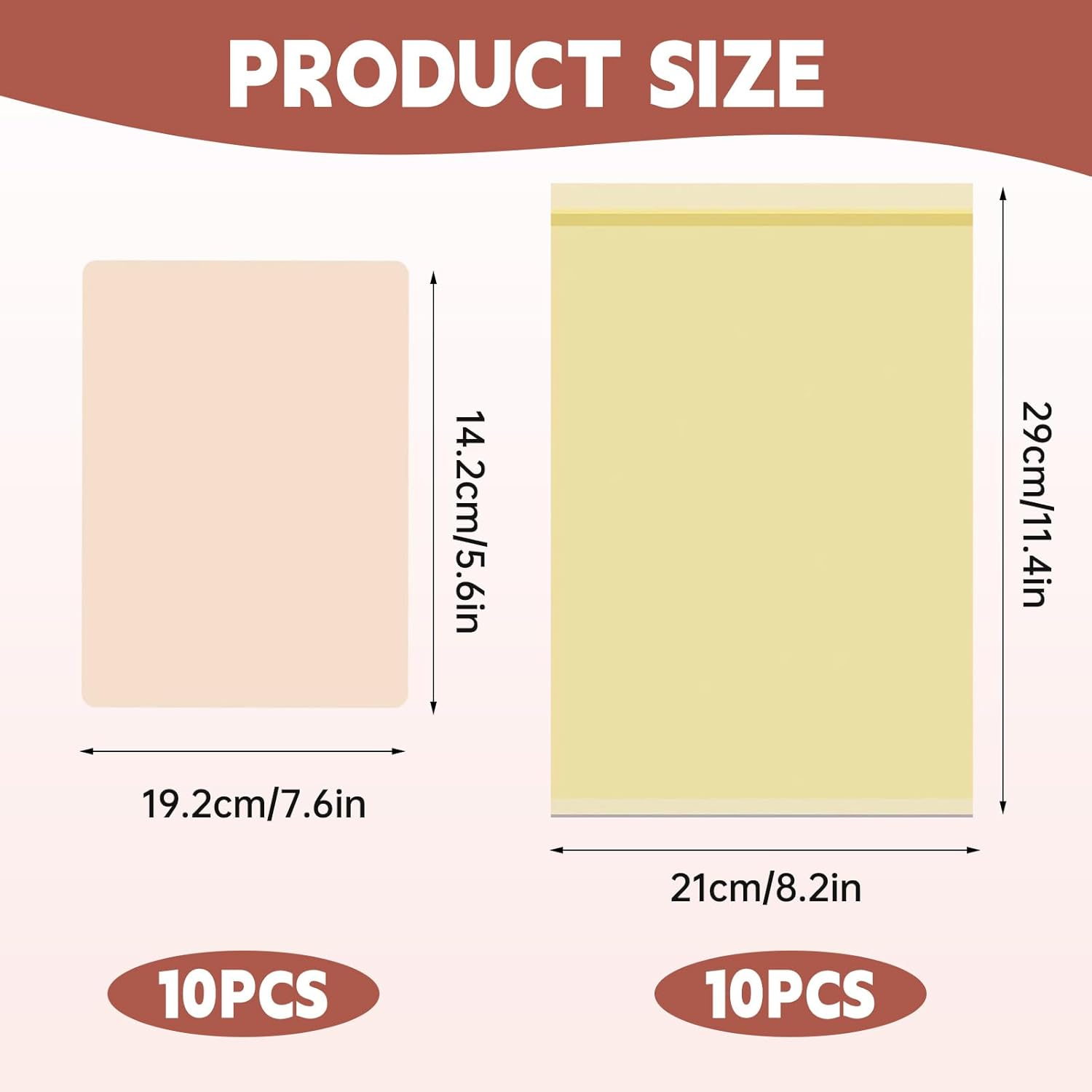 20 Pcs Tattoo Kit, 10Pcs Practice Skin & 10Pcs A4 Transfer Paper Set, Blank Fake Skin Sheets for Tattoo Training Stencil Tracing Beginner to Professional Tattoo Supplies image number 6