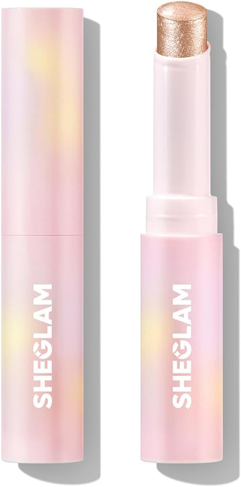 SHEGLAM Crystal Jelly Glaze Stick Eye Shadow Stick Eyeliner Brightener Pencil Crayon with Brush Easy to Blend Long Lasting Shimmer Eyeshadow Stick-Aura Blitz