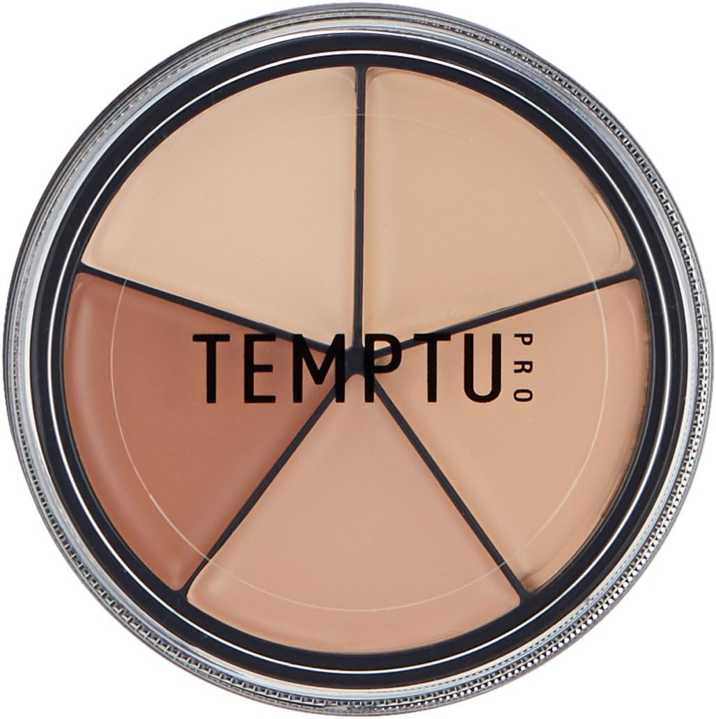 TEMPTU S/B Silicone-Based Color Wheel | 5 Shades for Weightless Coverage, Perfect and Even Out | Multi-Use, Can Be Applied with Brush, Sponge, or Fingertips image number 3