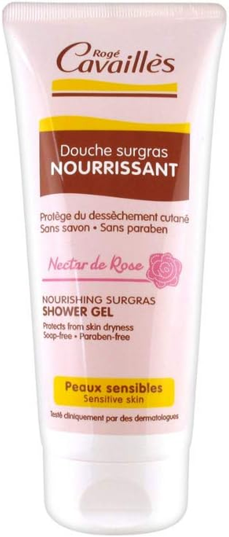 Roge Cavailles Nourishing Surgras Shower Gel Rose Nectar 200Ml