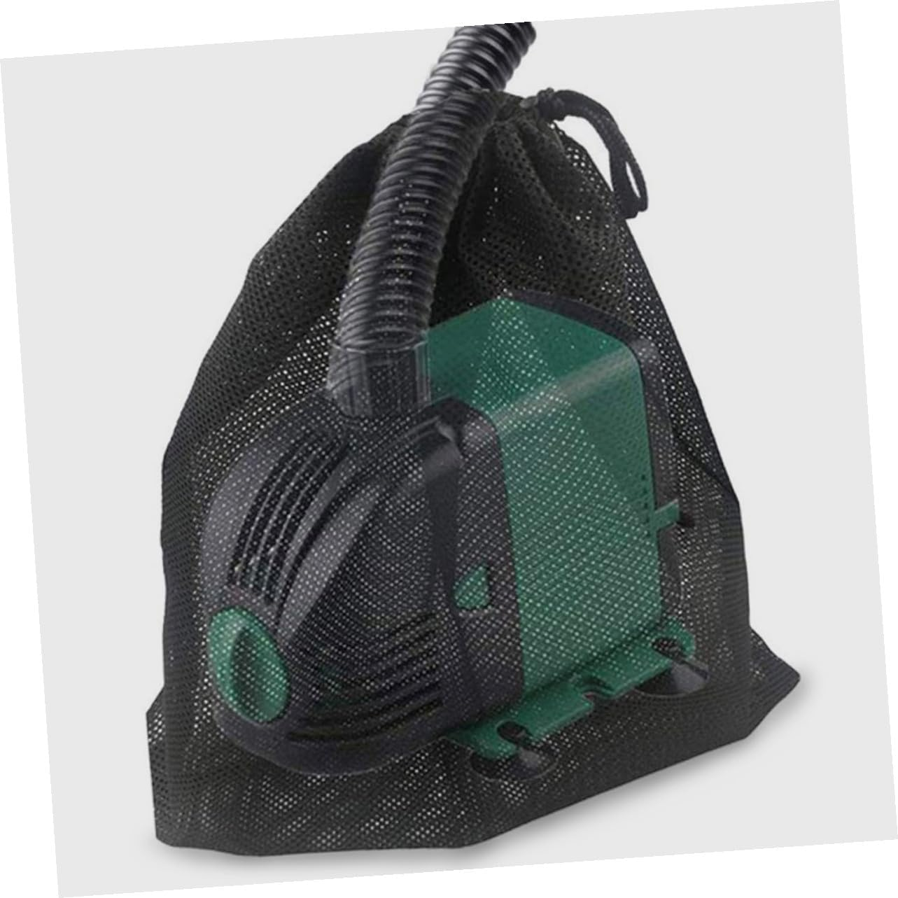 Large Fine Mesh Pump Filter Bag with Drawstring Polyester Strainer for Outdoor Filtration Easy Installation and Reusable Water Pump Mesh Cover image number 4