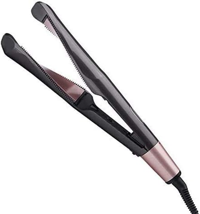 Ausale Professional Hair Straightener Curling Iron 2 in 1 Tourmaline Ceramic Twisted Flat Iron for All Hair Types with LCD Digital Display & Auto Shut-Off