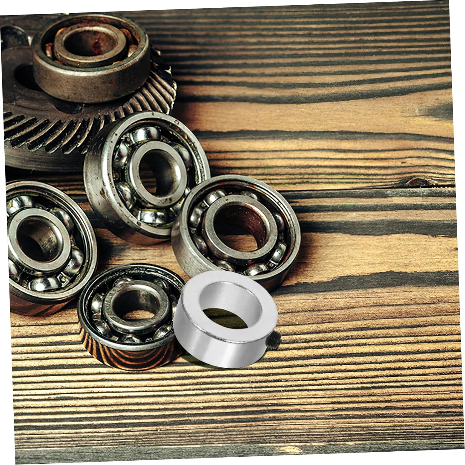 ROMISBABA Machine Tool Car Axle Collar Metal Shaft Collars for Automotive Carbon Steel Retaining Ring image number 5