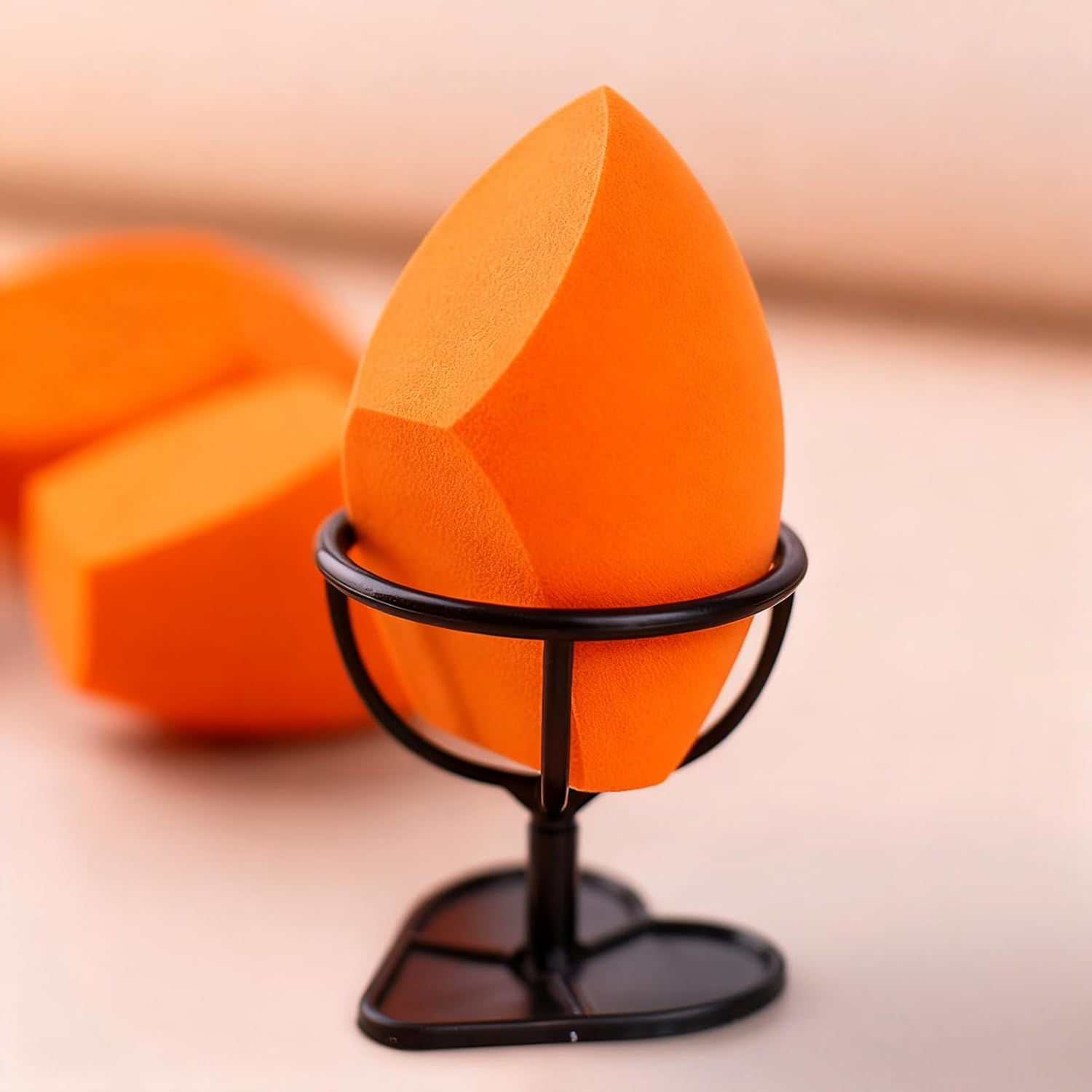 EXTRA LARGE Make up Beauty Sponges Blender-Product with Sponge Holder for Dry & Wet Use for Face Body,Blush Cream,Liquid Foundation Powder Application image number 2