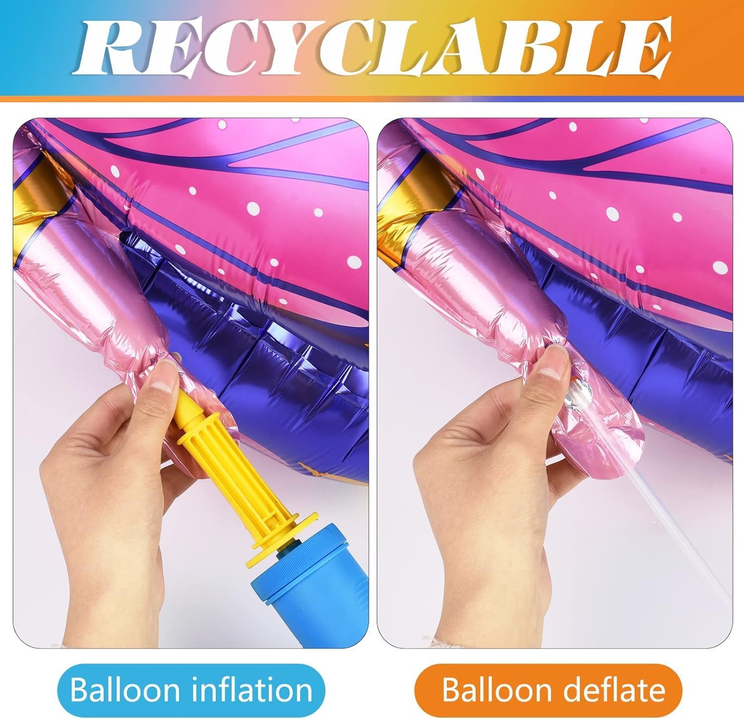 8 Pcs Butterfly Balloons Dragonfly Foil Balloons, 30IN Large Butterfly Foil Balloon Dragonfly Balloons for Butterfly Theme Party Supplies Wedding Birthday Decorations