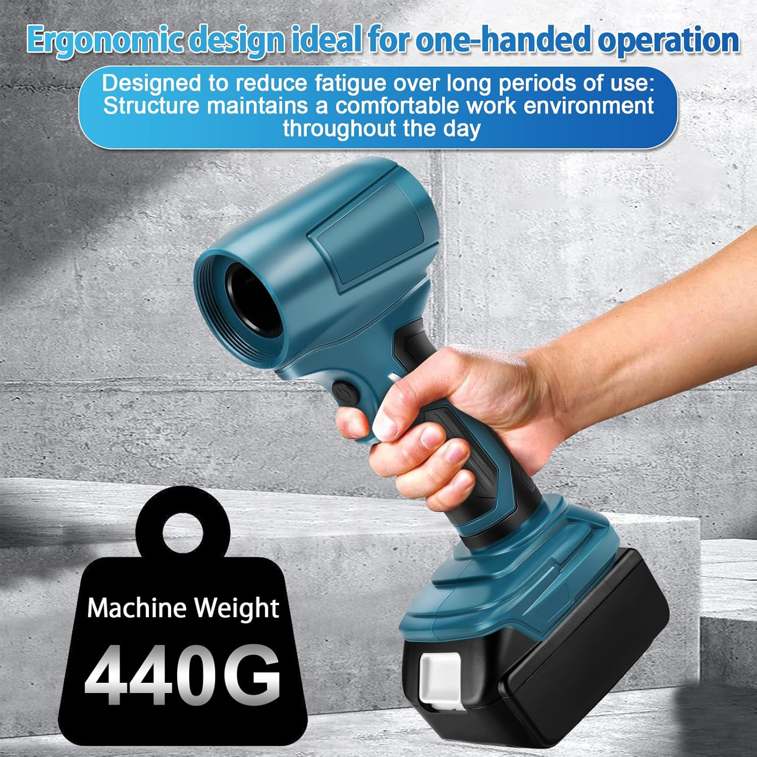 Battery Dust Blower for Makita 18 V, 85000 RPM, Portable Brushless, Turbo Powered Jet Blower with 2 Nozzles (No Battery), Improves Stepless Speed Control image number 1