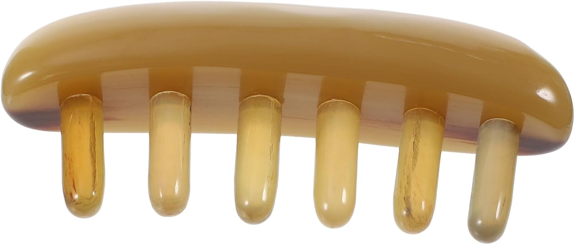 FRCOLOR Ox Horn Comb Massager Scalp Massager Hair Care Tool Multi-Functional Scaler image number 3