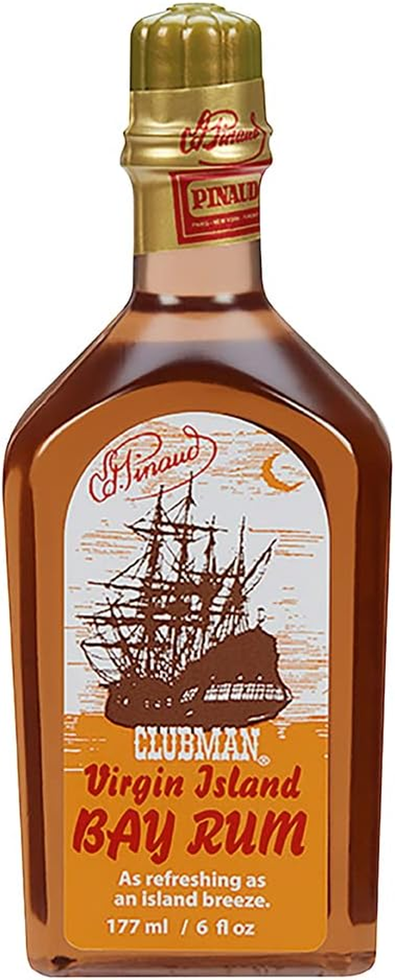 Clubman Pinaud Aftershave, Virgin Island Bay Rum 177Ml image number 2