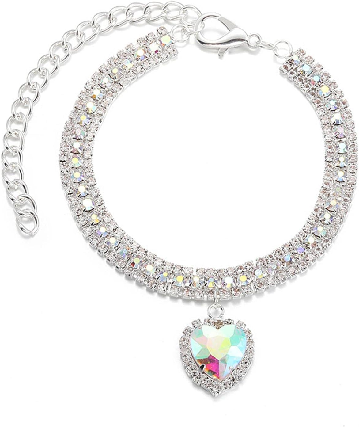 Bling Pet Dog Collar Fashion Bone Pendant Collars for Small Jewelry Dogs Pets Access Necklace N6B0 Medium