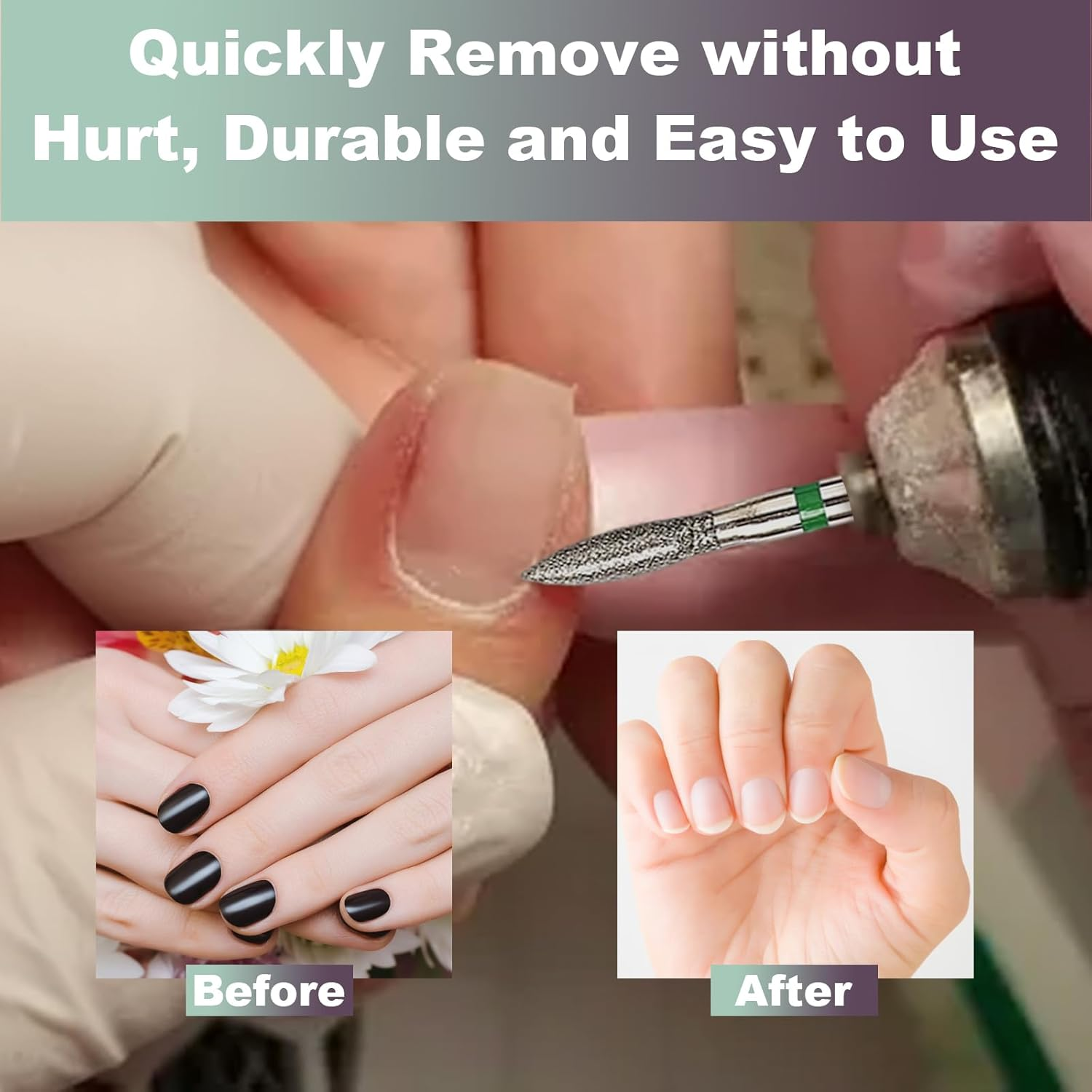 Nail Drill Bits, 10 Pcs Professional Nail Supplies Set for Manicure Pedicure, Melody Susie Nail Drill Bits image number 4