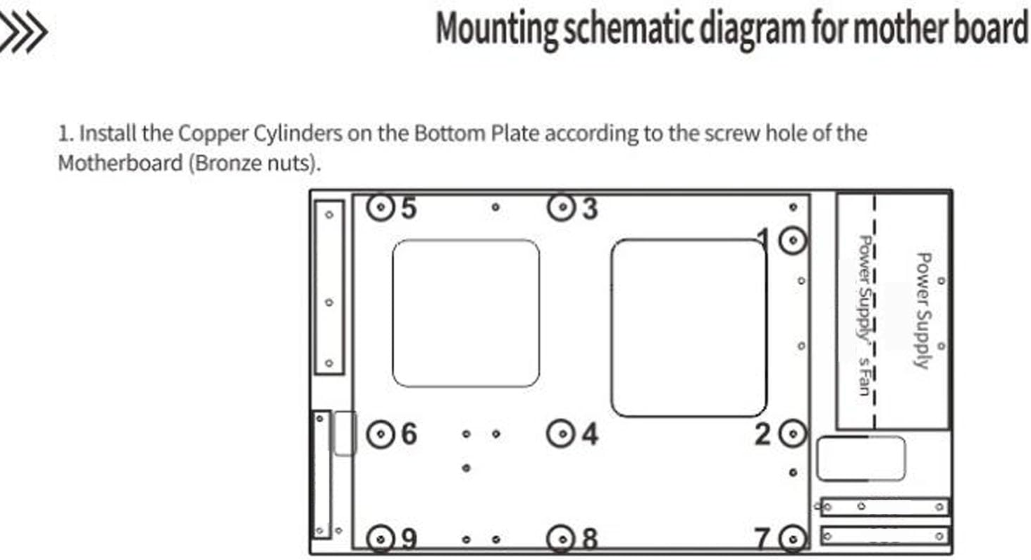 ATX M ATX ITX Motherboard Case, DIY Open Chassis Computer Cases, Support X79 X99 Dual Servers Mainboard, PC Case Mining Rig Frame Bracket, Good Heat Dissipation Effect image number 6