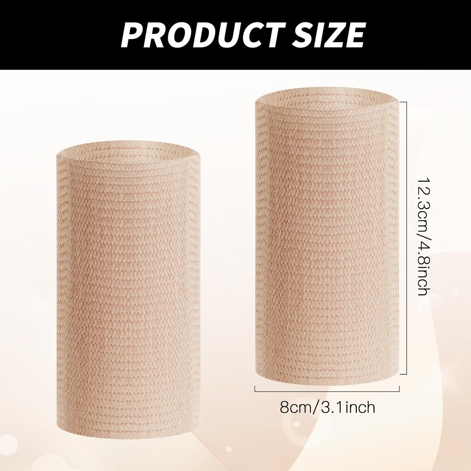 2 Pcs Ankle Gel Sleeve Padded Skate Socks Ankle Protector for Shoes Ice Skate Guards Padded Ankle Protector Brace Ice Skating Protection for Figure Skating Riding Hockey Roller Inline Ski image number 3