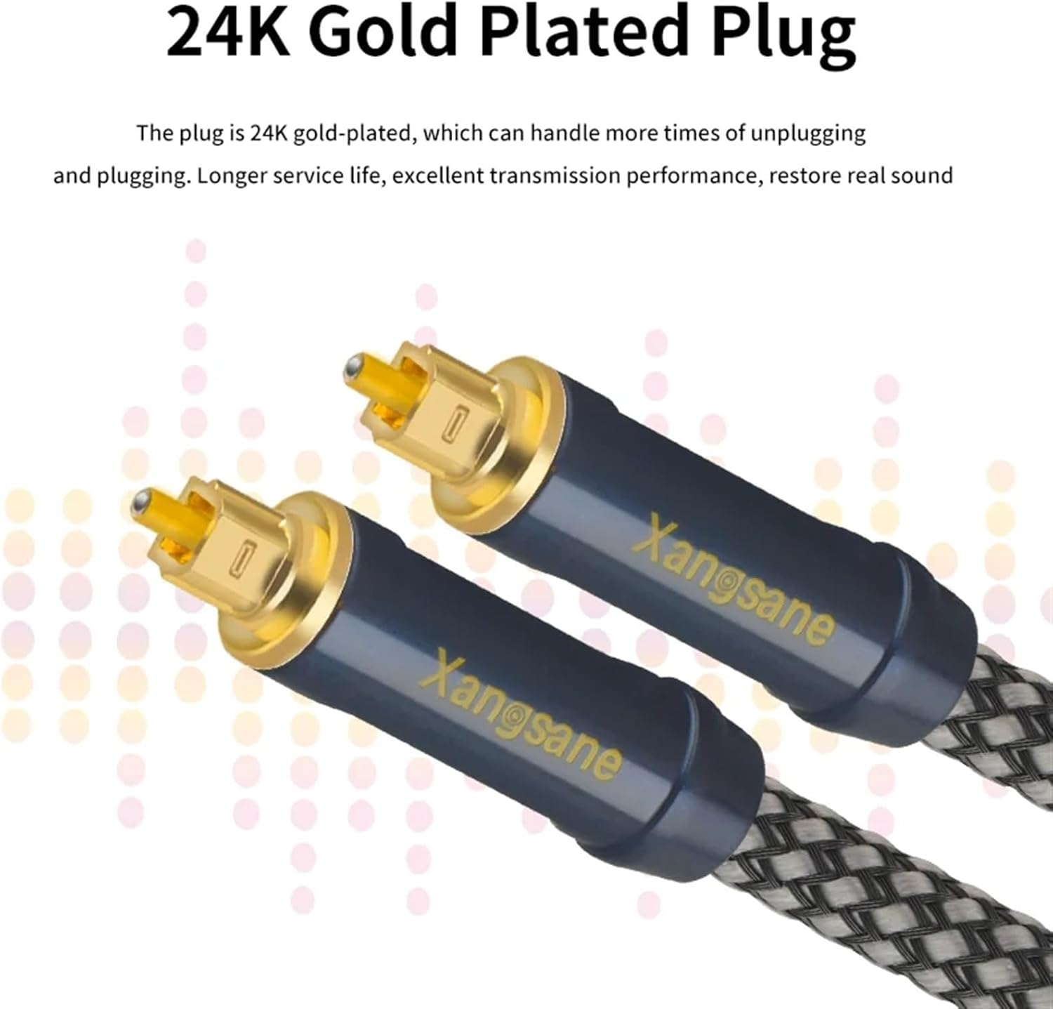 5.1 Hifi Digital Fiber Optic Cable Coaxial Line for DVD Player Amplifier Home SPDIF Audio Speaker(3-M) image number 2