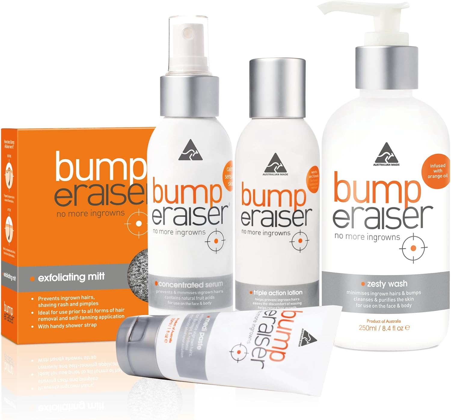 Bump Eraiser 5 Pack - the Complete Ingrown Hair Solution in 1 Convenient Pack image number 3