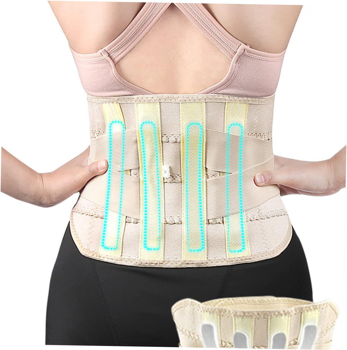 Postpartum Belly Band for Women Breathable Durable Tummy Corset for Waist Comfortable Abdominal Girdle for Mothers Pink image number 5