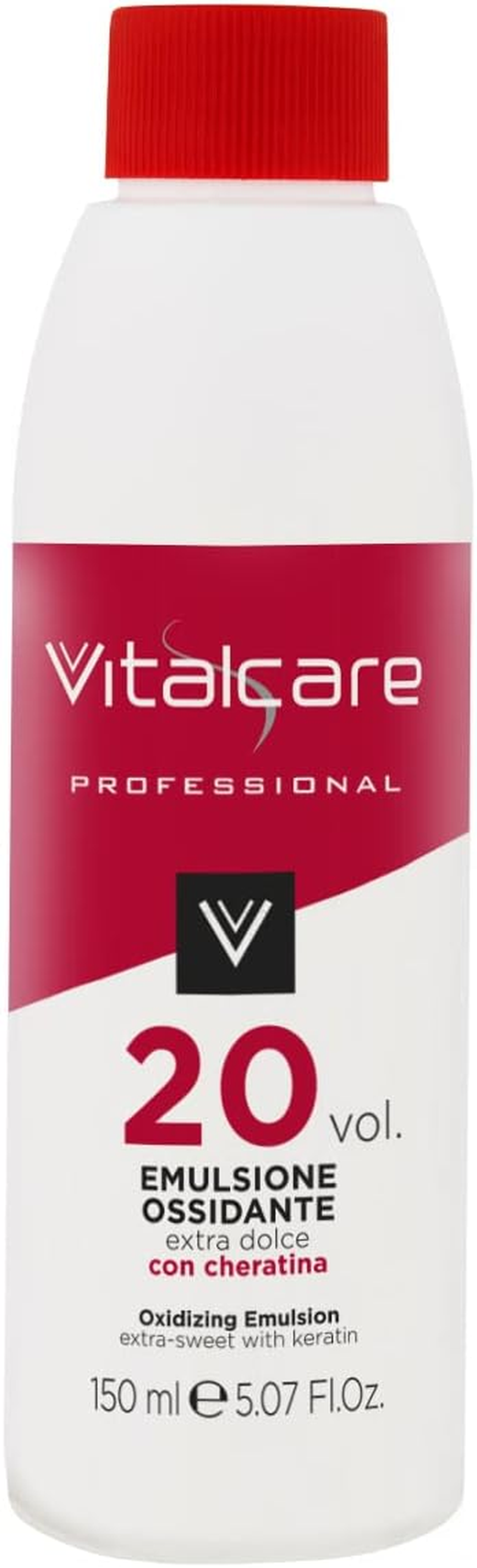 Vitalcare | 20 Volume Oxidizing Emulsion, Extra Gentle Hair Developer with Keratin, Color Reviving, Compatible with Hair Coloring Creams, 150 Ml image number 3