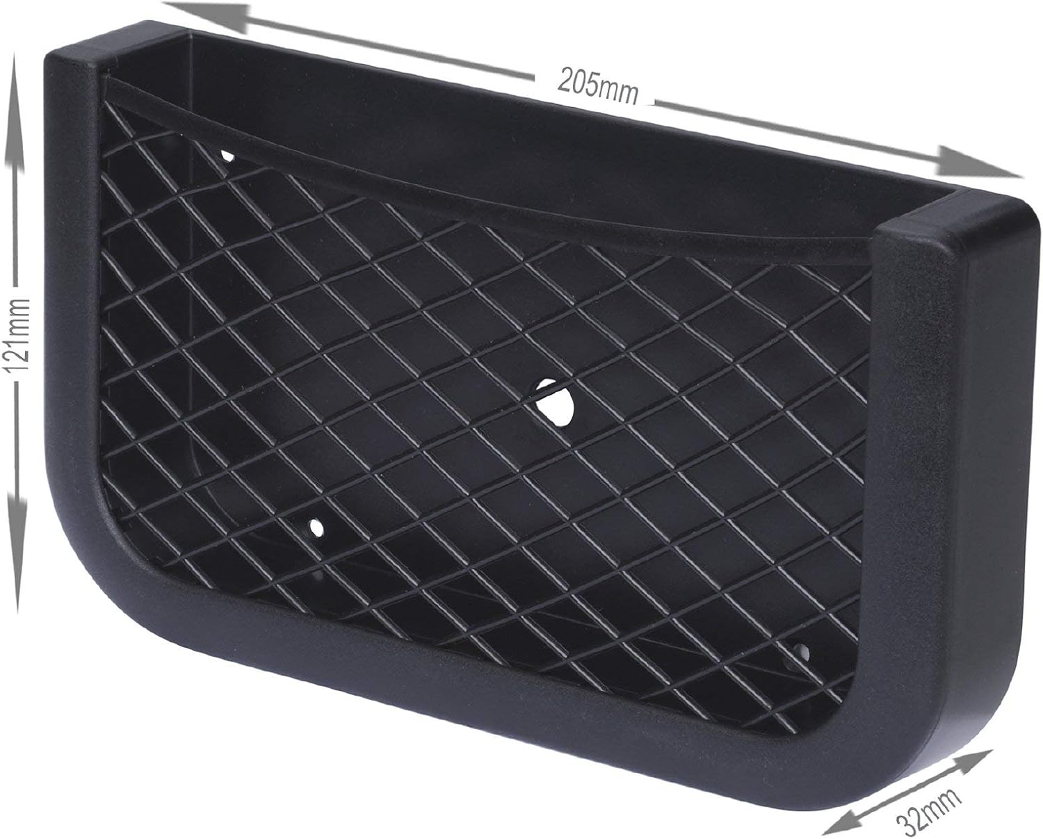 Sunstop Storage Net, Compartment for Gluing or Screwing for Vehicles, Boats, Campers, Caravans, Cupboards and Interiors, Universal Use (L = 258 X 121 X 32 Mm) image number 3