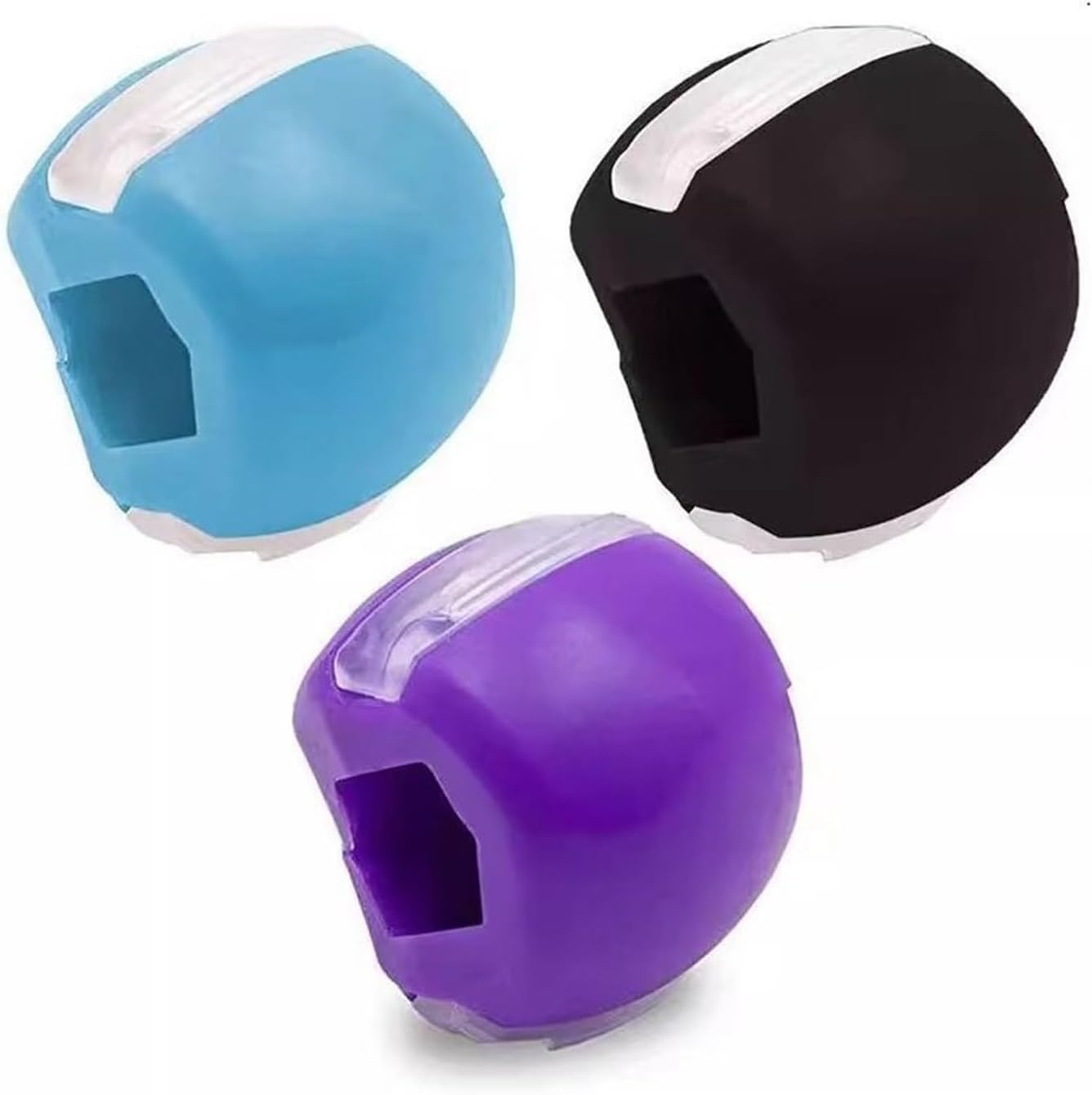 3-Pack Jaw Exercise Balls, Double Chin Remover, Face Slimming Beauty Tool, Face Lift Chin Trainer, Unisex Shaping Equipment image number 4