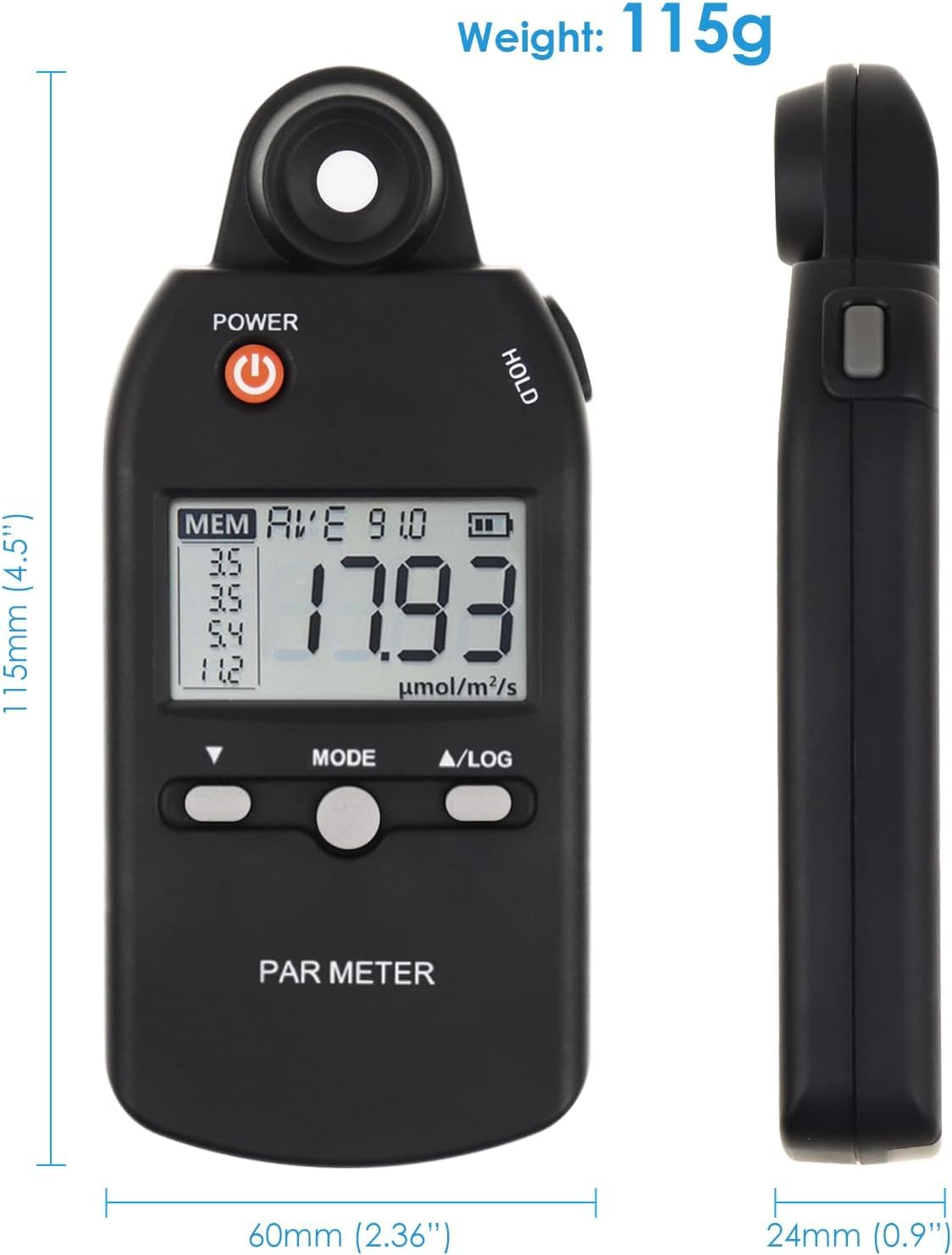 Advanced Quantum Sensor PAR Meter for Accurate Light Measurement Indoor and Outdoor Plant Photosynthetic Activity image number 6