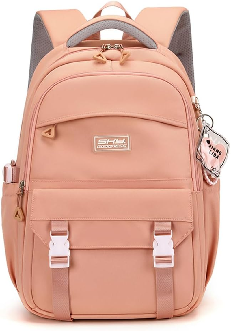 ETAISHOW Kids Backpack for Teen Girls Plain School Bag for Elementary Middle School Bookbag for Women