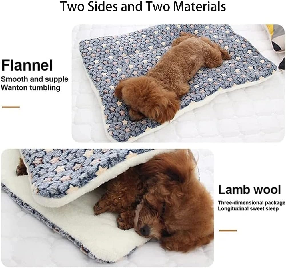 Jfxgjuv Cozy Calming Cat Blanket Large Cozy Calming Cat Blanket for Anxiety and Stress Ultra Soft and Self Warm Dog Cat Bed Mat with Cute Prints Cat Blankets for Indoor Cats Dogs Puppy (Gray,L) image number 3