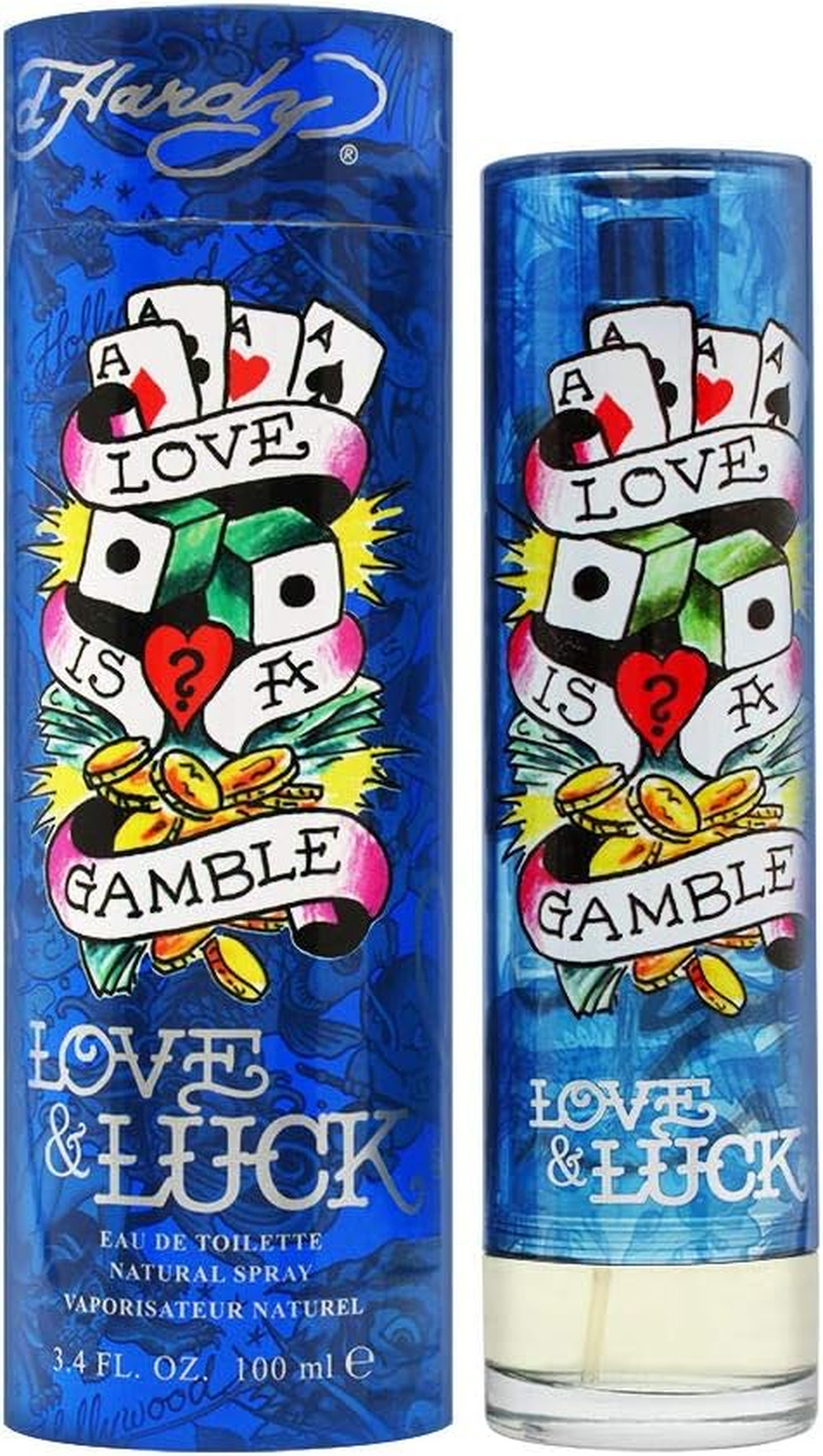 Ed Hardy Love & Luck for Men 3.4 Oz 100 Ml EDT Spray image number 1