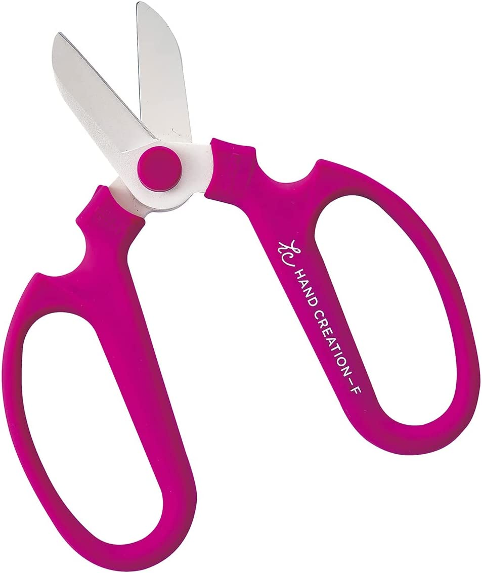 Flower Scissors Hand Creation F-170 Limited Color Yellow - Violet