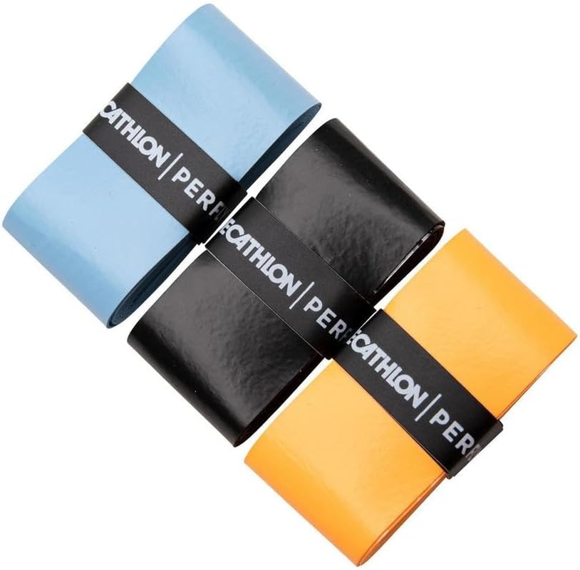 Decathlon - Perfly Badminton Comfort Overgrip, Blue (Pack of 3) image number 3