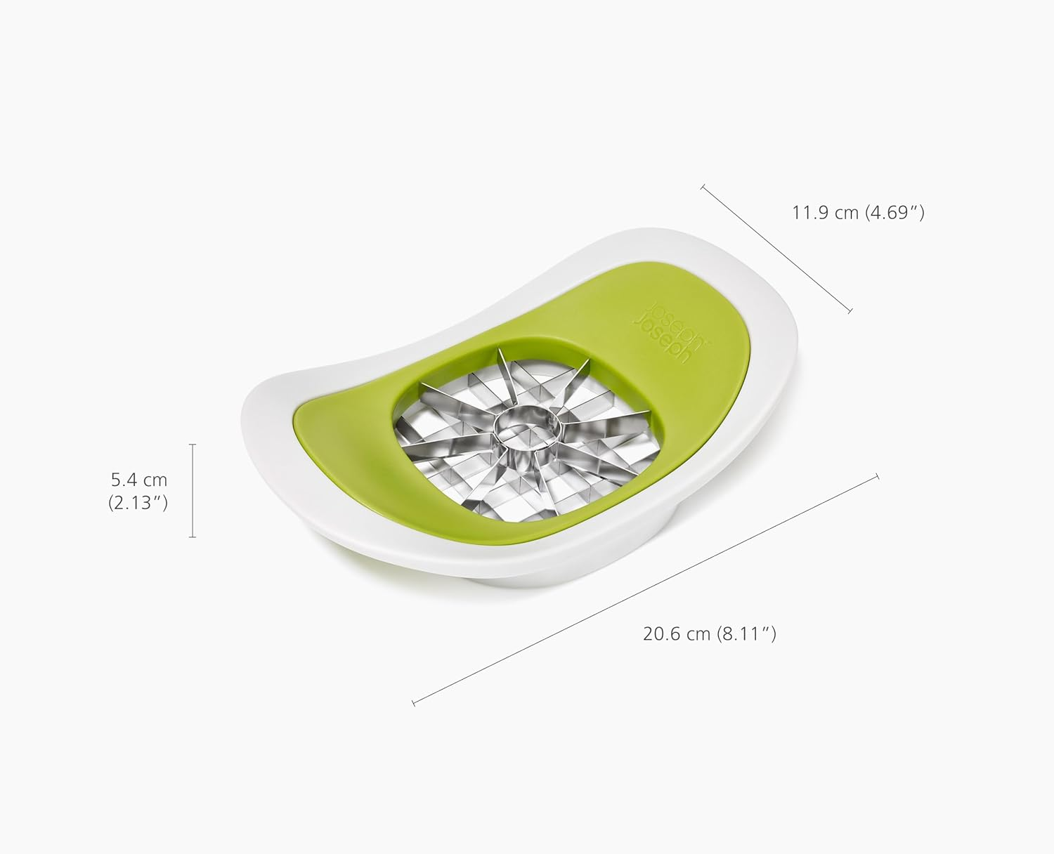 Joseph Joseph Nest Press 2-In-1 Apple Corer & Divider and Potato Chipper, Stainless Steel Blades, BPA Free, Dishwasher Safe image number 5