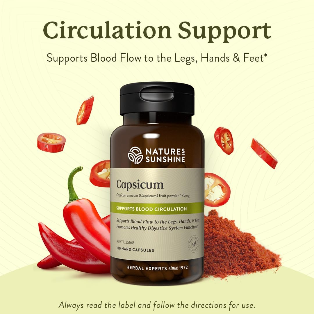 Nature'S Sunshine Capsicum (Cayenne Pepper) 100 Capsules image number 5