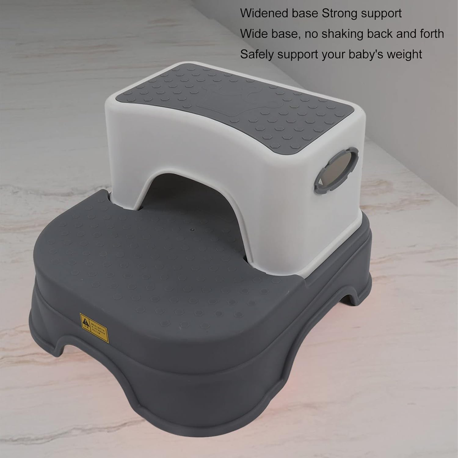 Double Antiskid Kids Step Stool, Double Antiskid Height Adjustable Widened Base Ergonomic Toddler Step Stool 2 Layer Detachable Step Stool, Toddler Step Stool for Bathroom Sink image number 5