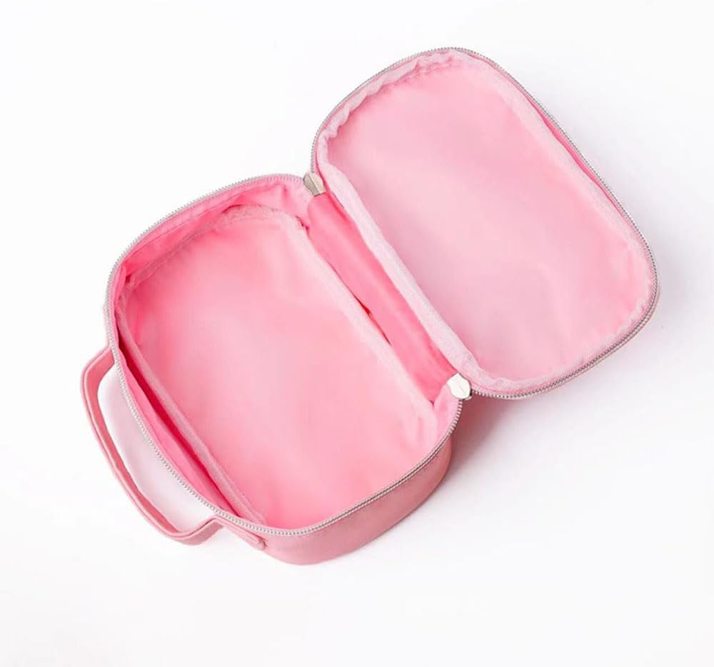 Akutoer Cartoon Cosmetic Bag with Zippe, Blue, Kawaii image number 6