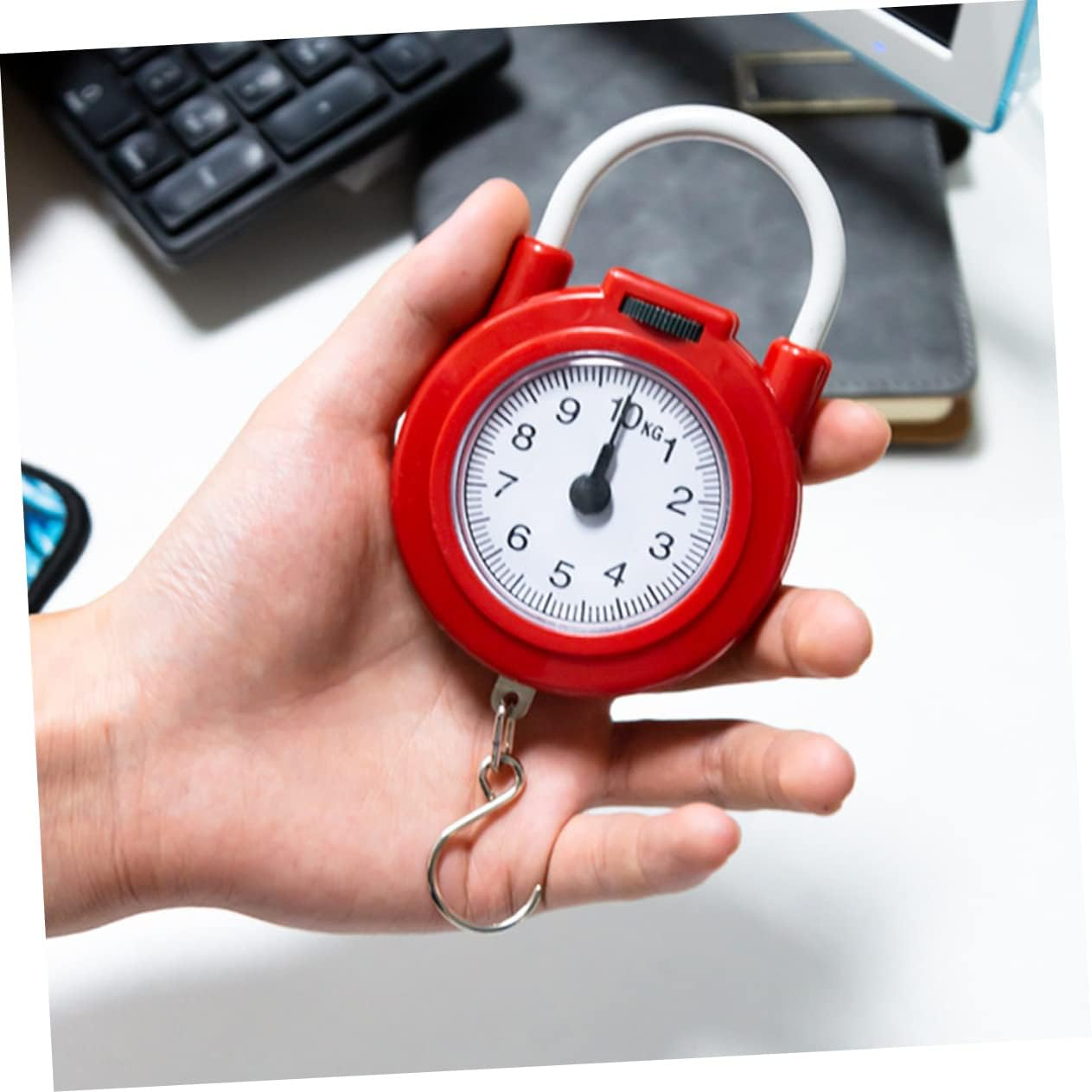 COOLHIYA Portable Digital Luggage Scale Handheld Fish Scale Spring for Travel Kitchen Camping image number 1