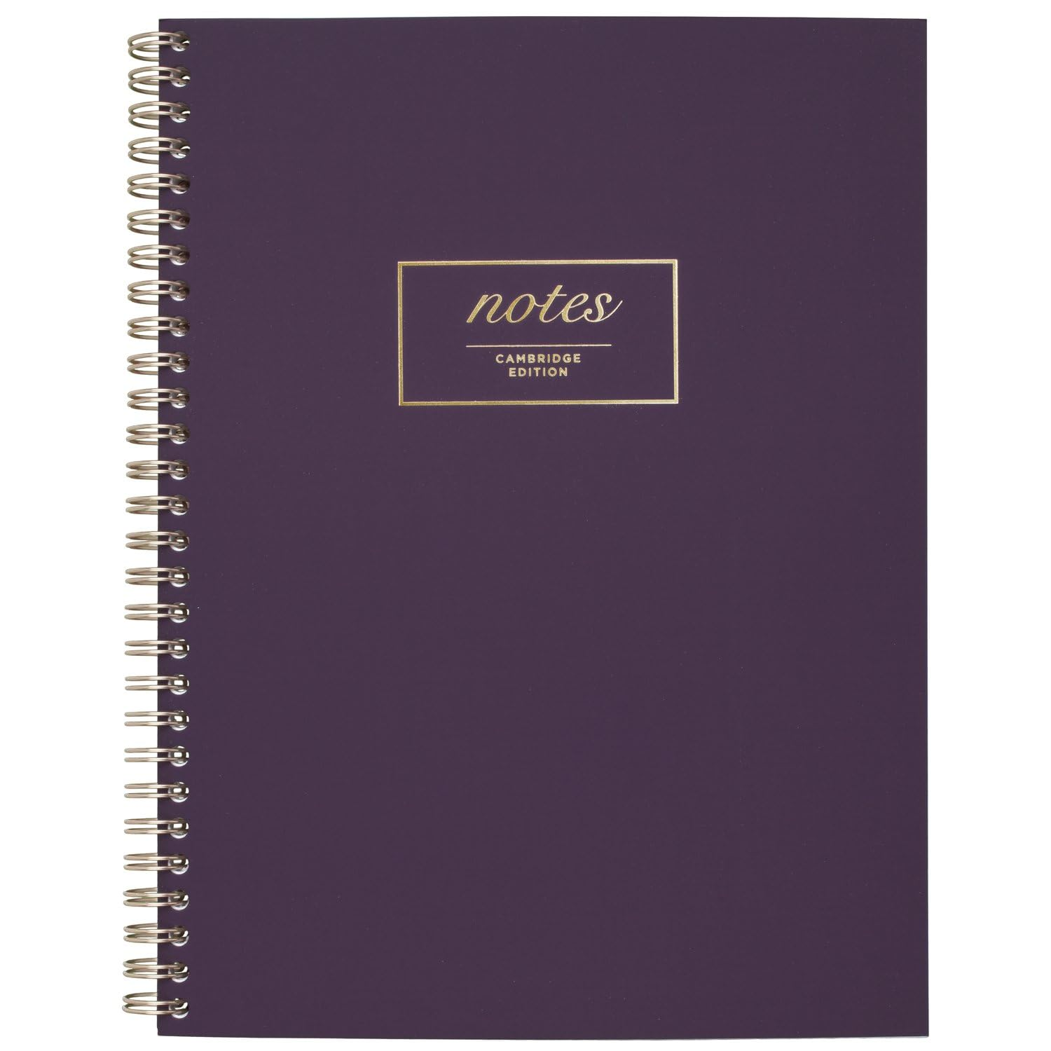 Cambridge Mead Meeting Notebook/Journal, Purple, 80 Twinwire Sheets, 9 1/2" X 7 1/4" Inches (49556) image number 2