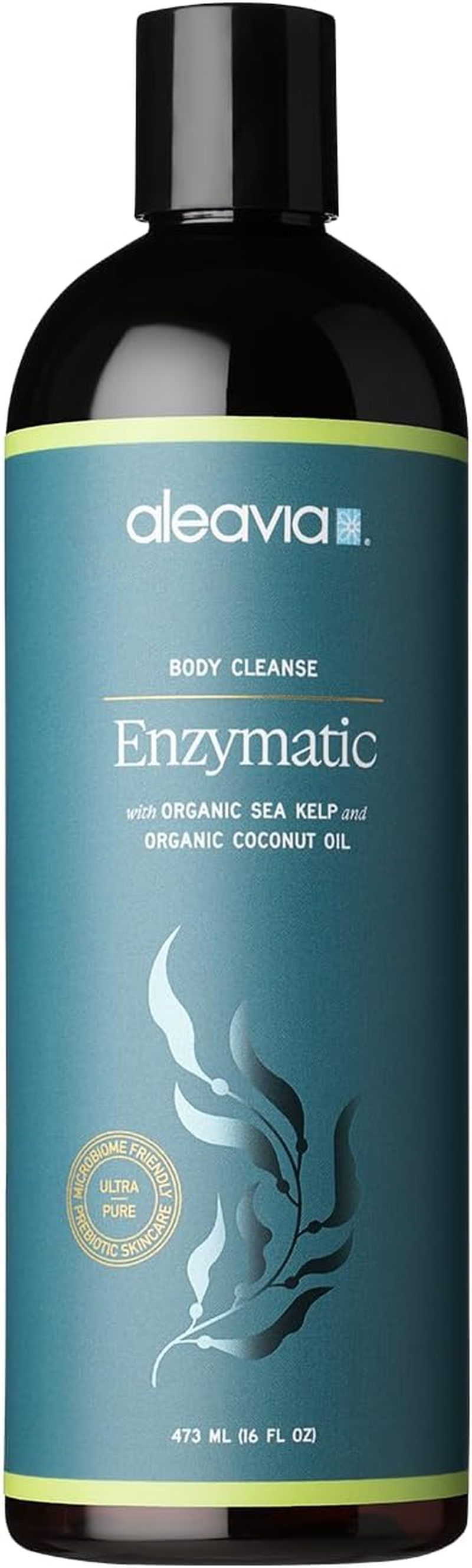 Aleavia Body Cleanse &ndash; Organic & All-Natural Prebiotic Body Wash &ndash; Fragrance-Free and Sulfate-Free Enzymatic Body Cleanser &ndash; 16 Oz. image number 3