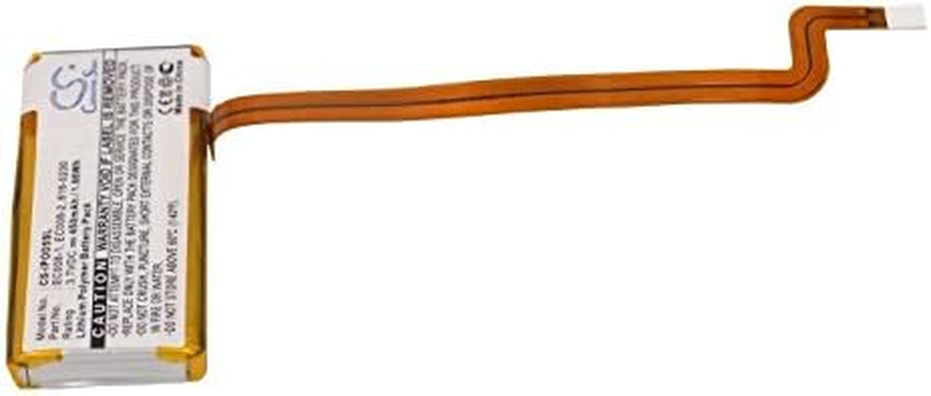 Replacement Battery Compatible with Apple Ipod Classic 80GB 120GB Ipod 5Th 6Th Gen A1036 A1136 A1238 & Ipod U2 30GB Video 30GB 616-0227 616-0229 616-0230 616-0392