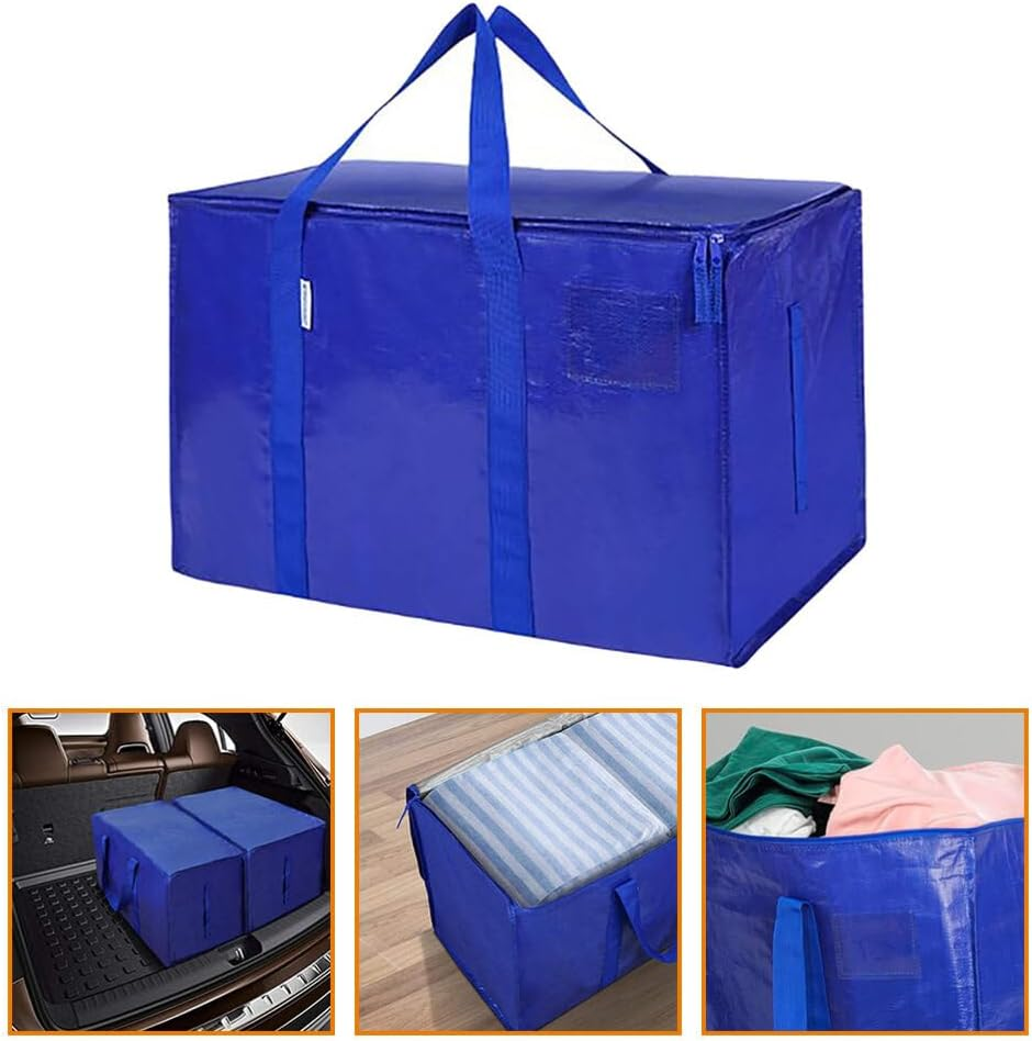 SOLUSTRE Luggage Bag for Travel Storage Bag Zipper Large Capacity Organizer for Clothes Bedding Camping image number 3