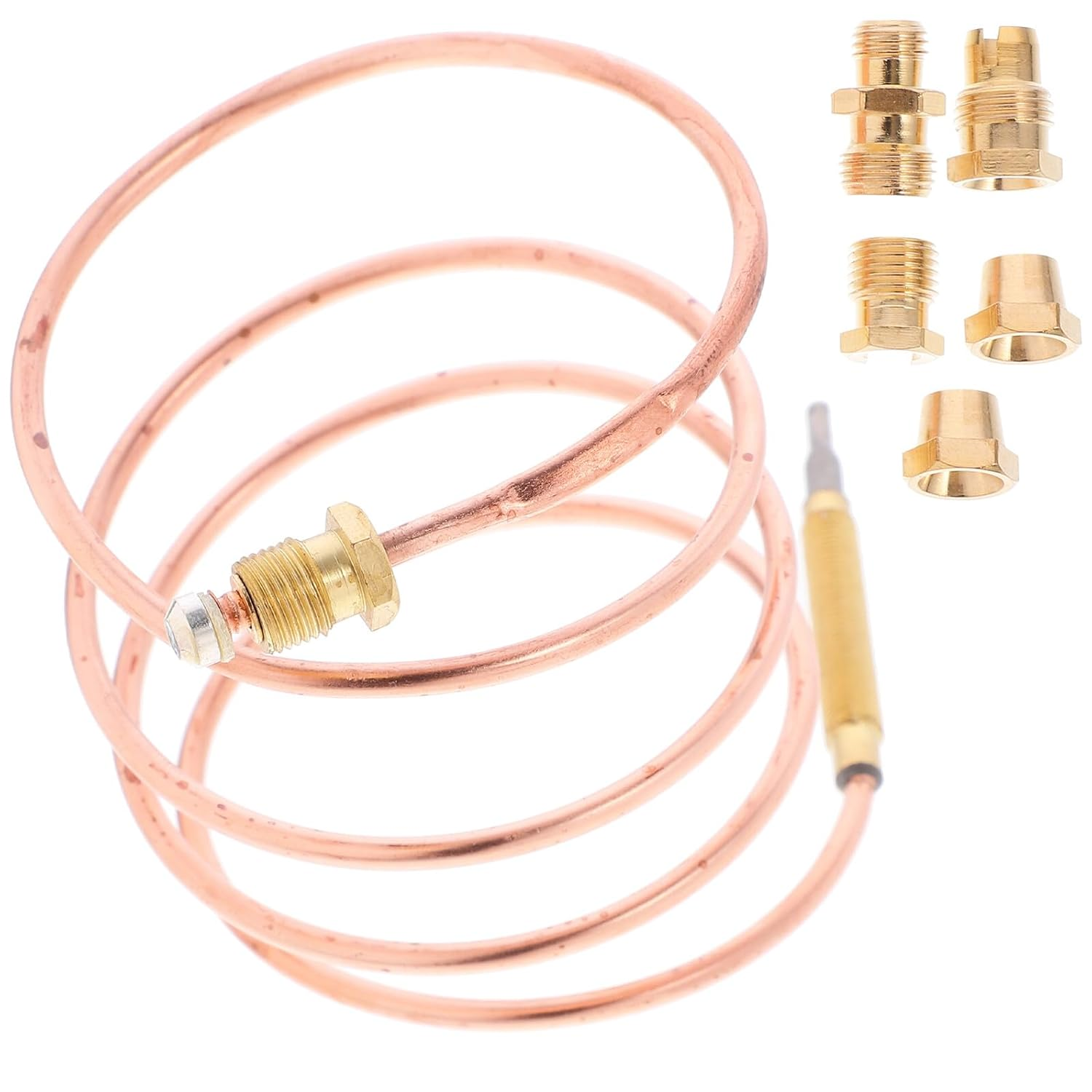 Fireplace Thermocouple Sensor for Oven and Grill Safety Shutoff Reliable Flameout Protection Probe for BBQ Stove Accessories Replacement Part for Outdoor Fireplaces image number 3