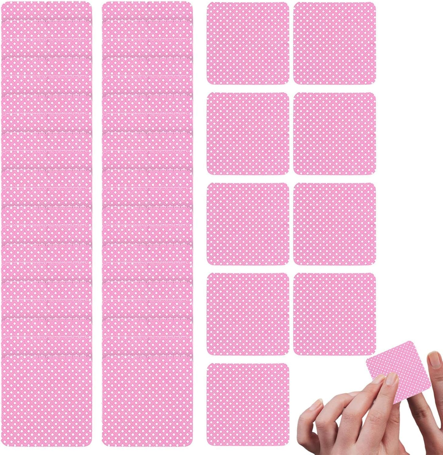 Generic Lint Free Nail Wipes - Portable Eyelash Extensions Wipes, Gel Nail Polish Remover Pads for Fingernail Polish Remover image number 5