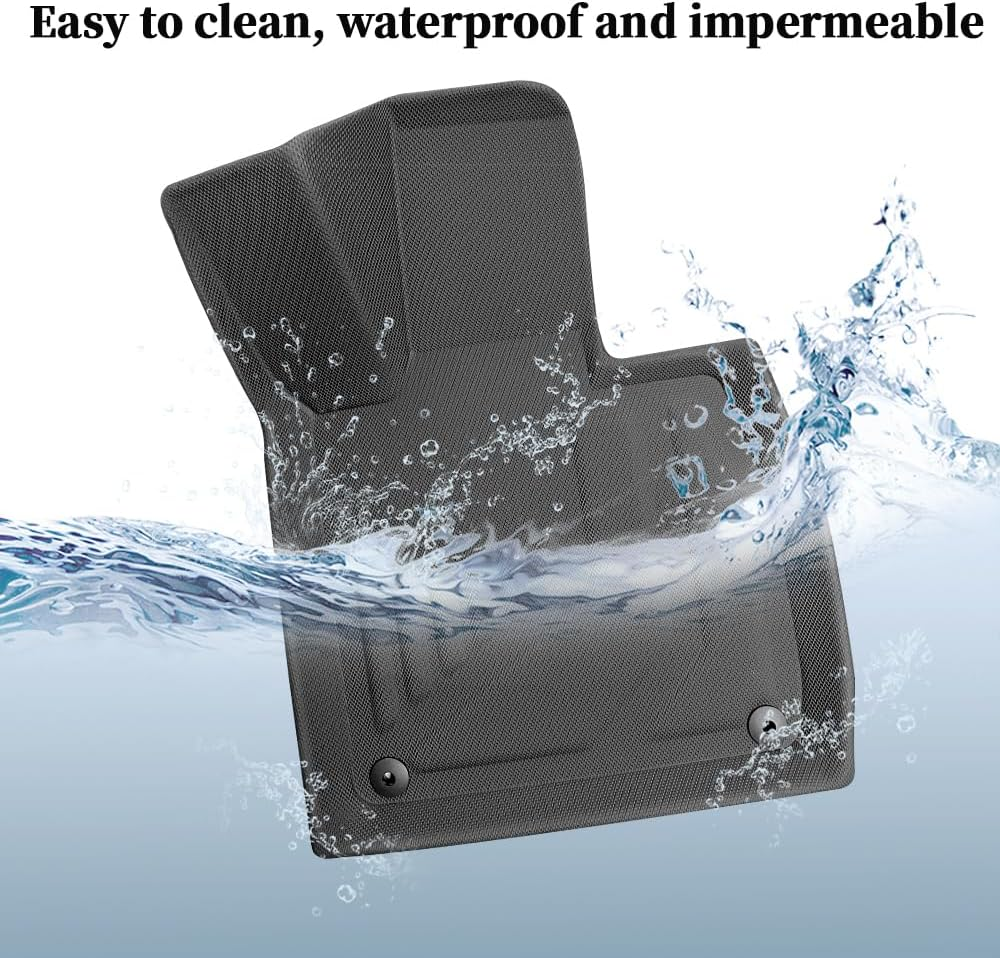 LZCUMIN for XPENG G6 2024-2025 XPE 3D Floor Mats Trunk Floor Mats & Cargo Liners High Performance Waterproof, Wrinkle Resistant, and anti Slip（Au RHD 7 Piece Set image number 3