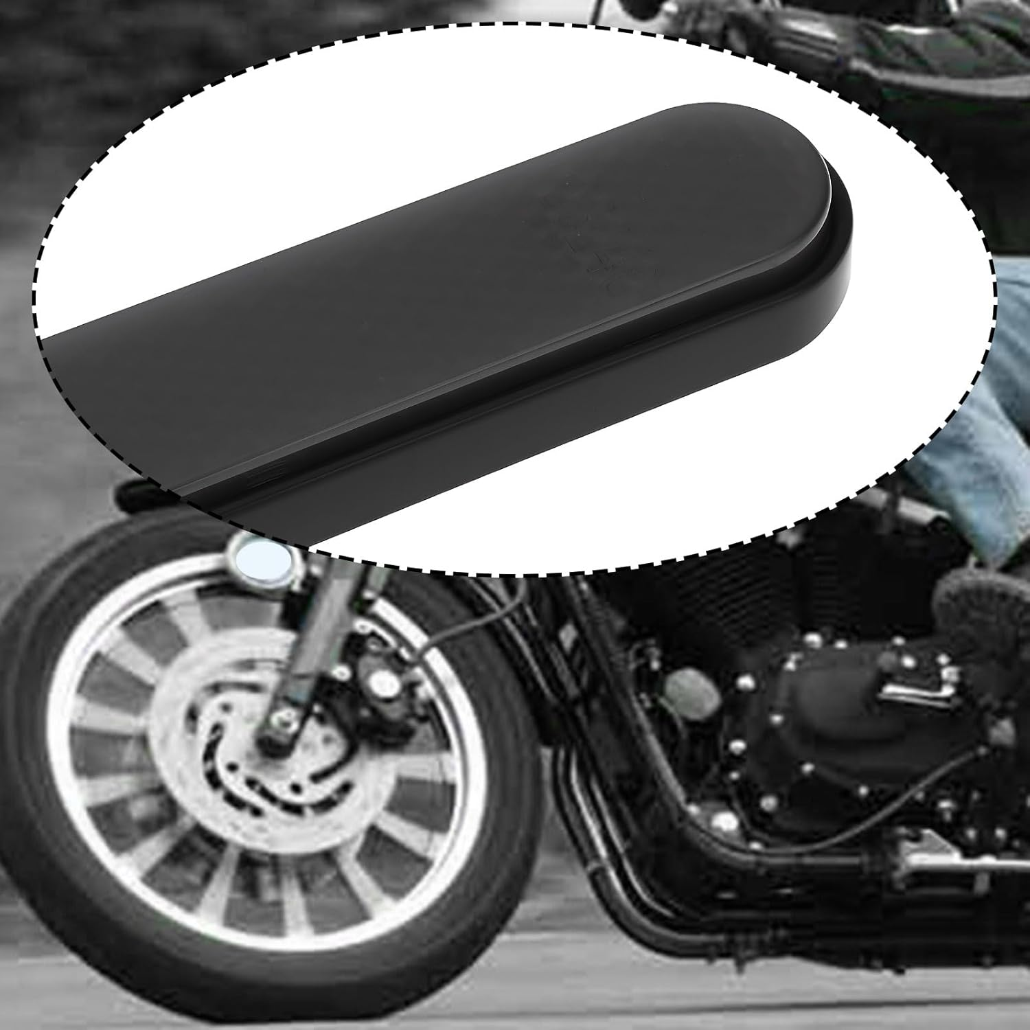 Create Idea 2Pcs Motorcycle Fork Reflectors Compatible with Ha-Rley Sportster 883 1200 X48 A1 image number 6