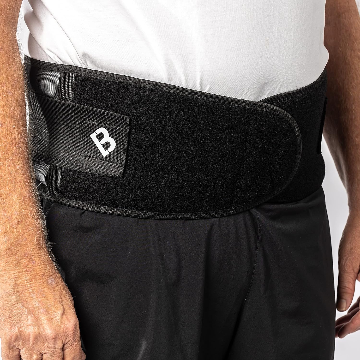 Back Support Belt, Black Large/X-Large