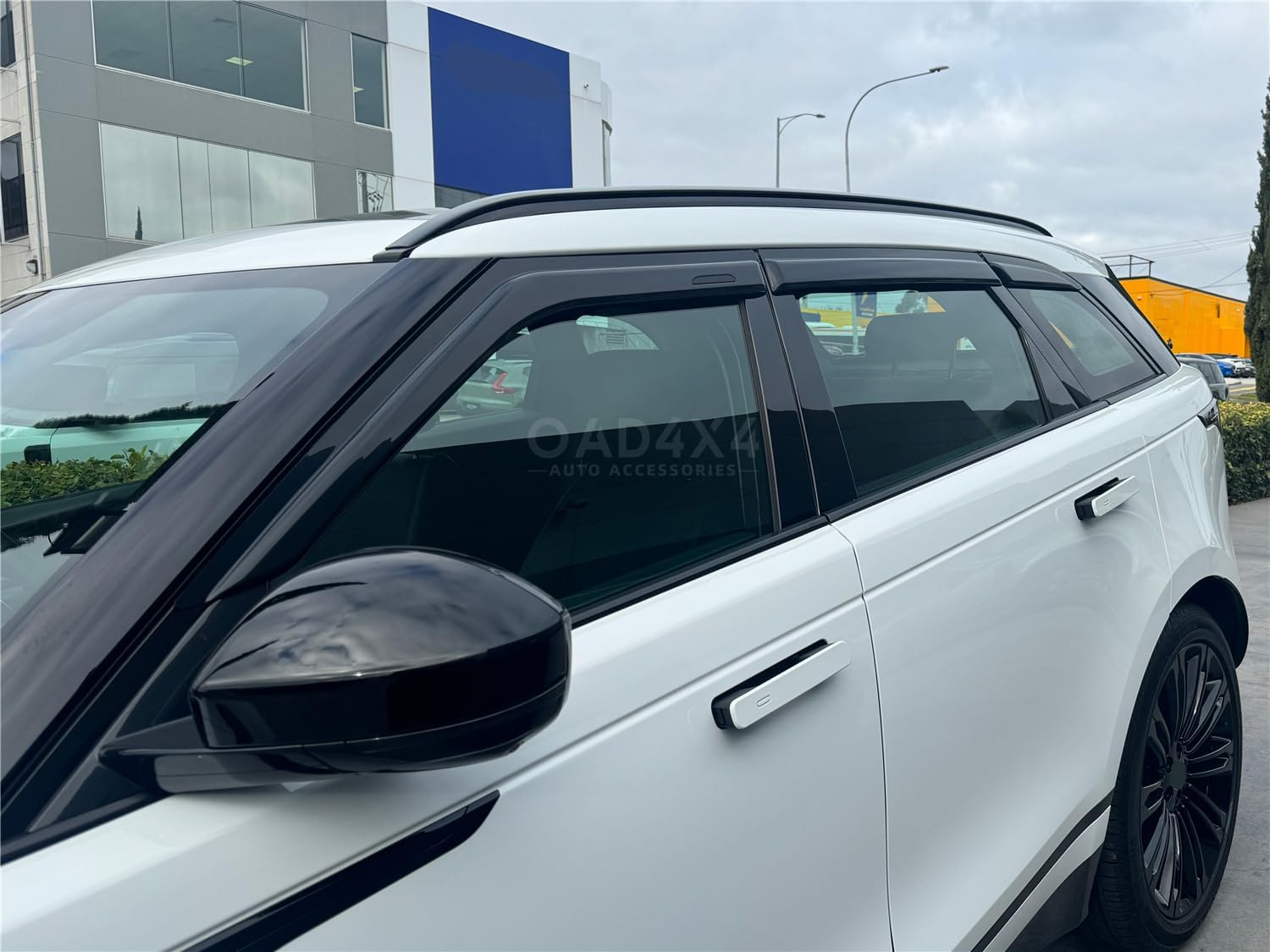 OAD4X4 Weathershields Compatible with Land Rover Range Rover Velar 2017-Onwards, Weather Shields Window Visors Wind Deflectors Sun Rain Guard 6PCS Set image number 3